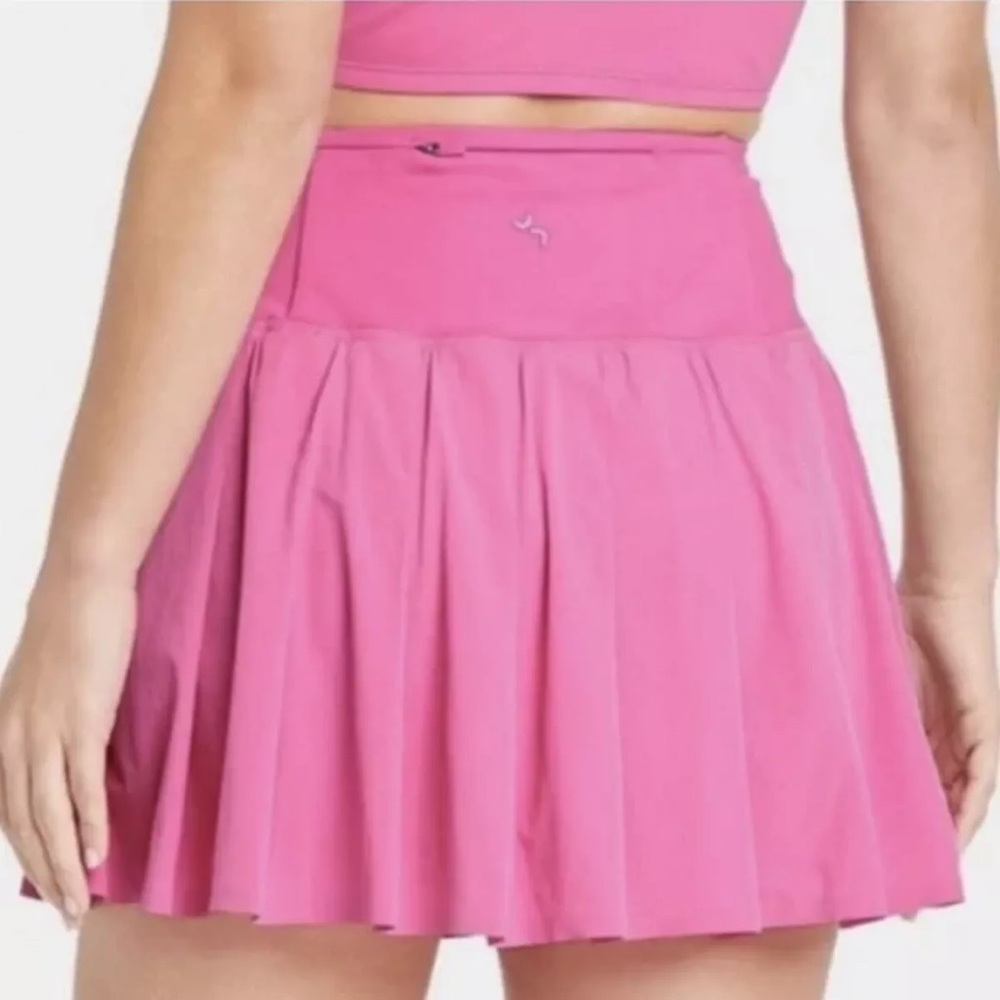 Joy Lab hot pink high waisted tennis skirt